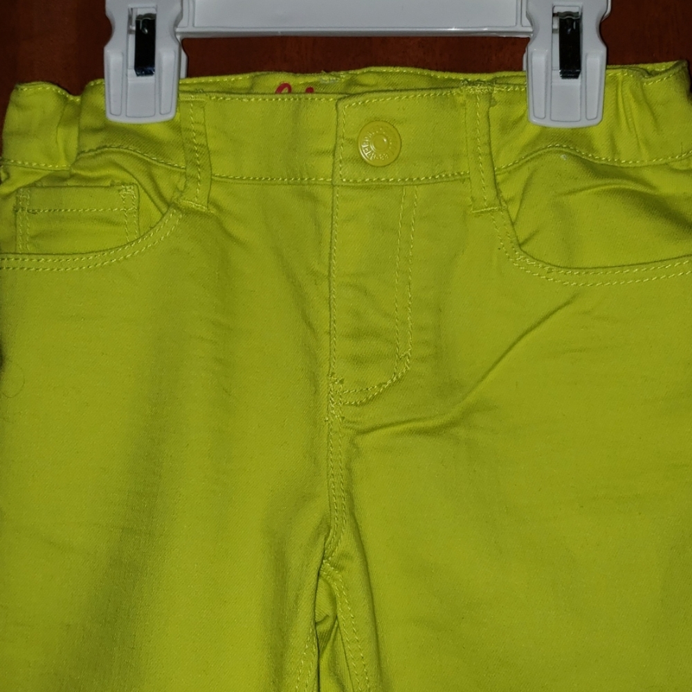 Like new, worn once! Lime green Skinny Jeans - Picture 2 of 7
